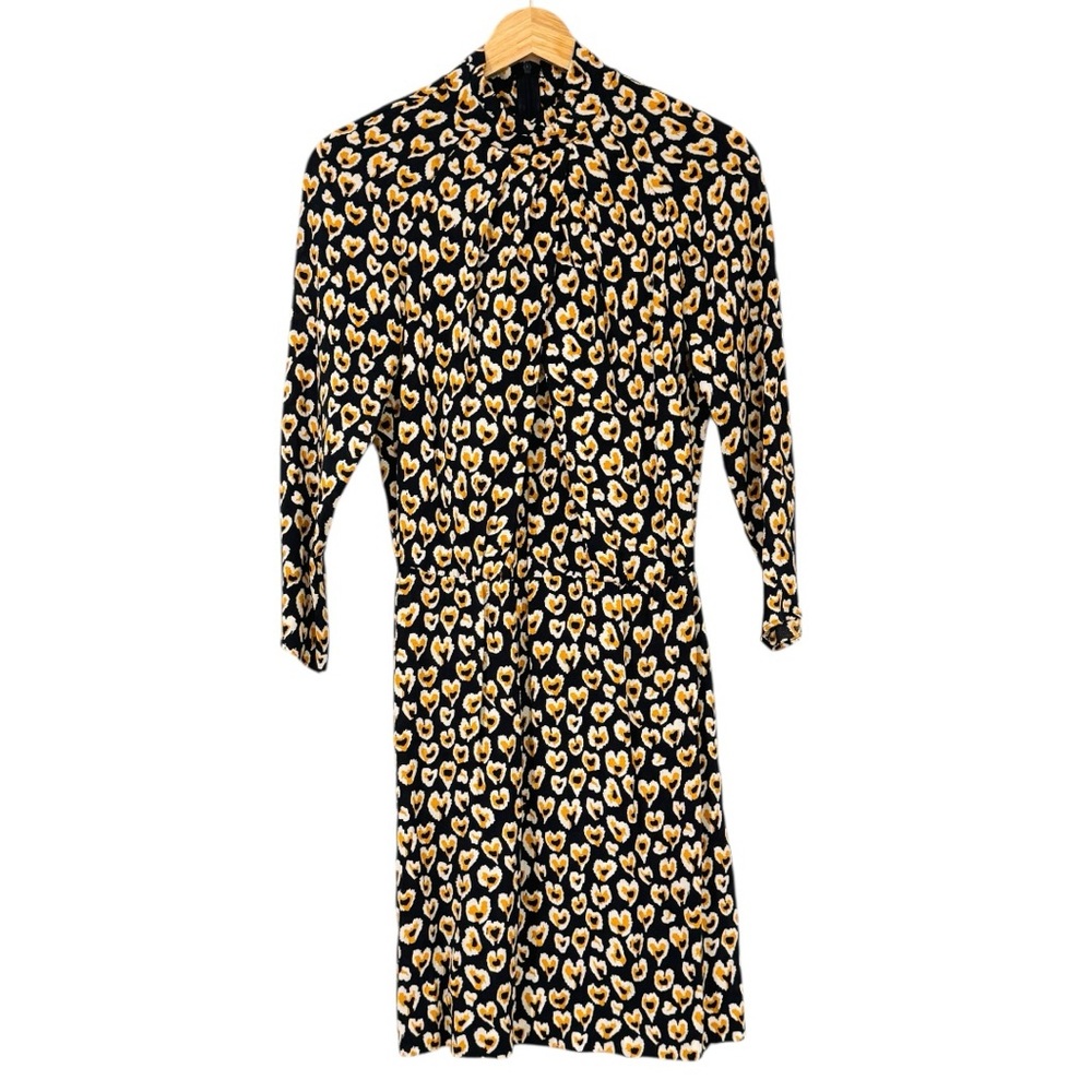 Sandro Abstract Heart Patterned Mini Dress - Picture 2 of 11